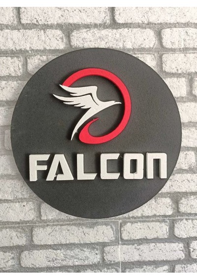 Falcon Logo 50x50 Falcon Logosu Falcon Marka Logosu 3d Falcon Logo Strafor Logo 50 x 50