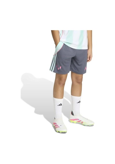 Adidas Messi Çocuk Gri Şort Gri