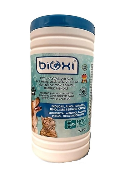 Bioxi Evcil Hayvan Temizlik Mendili 72 Li