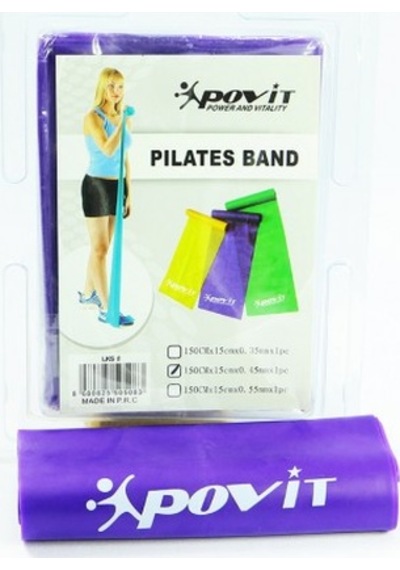 Povit Pilates Bandı 150 x 15 x 0.45mm -Mor Lks08 Mor