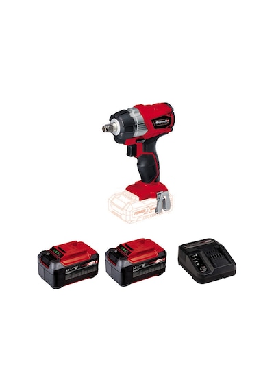 Einhell TE-CW 18 Lİ BL Akülü Şarjlı Somun Sıkma Kömürsüz + 2*5.2 Ah Plus Starter Kit Einhell TE-CW 18 Lİ BL Akülü Şarjlı Somun Sıkma Kömürsüz + 2*5.2 Ah Plus Starter Kit