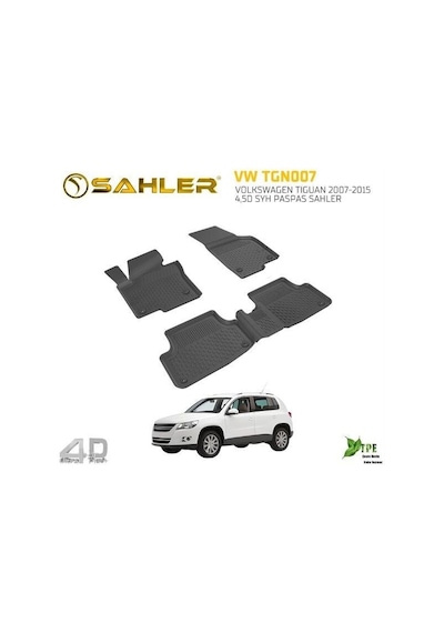 Sahler Paspas Araca Özel Volkswagen Tıguan 2007-2015 4,5d Syh