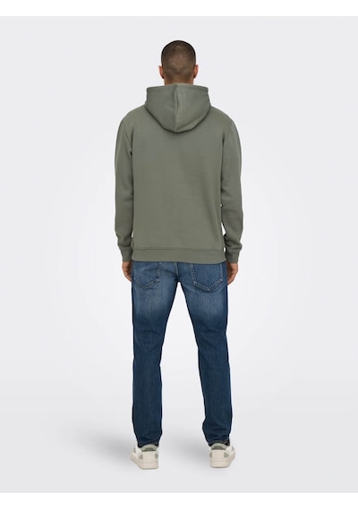 Only & Sons Onsconnor Lıfe Reg Koyu Gri Erkek Sweatshirt 22029225