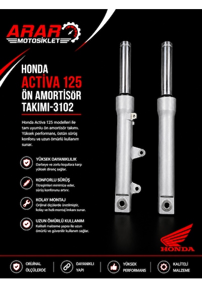 Honda Activa 125 Ön Amortisör Takımı-3102