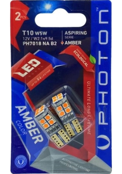 Photon T10 Turuncu Led Oto Ampul W5w Ph7018na