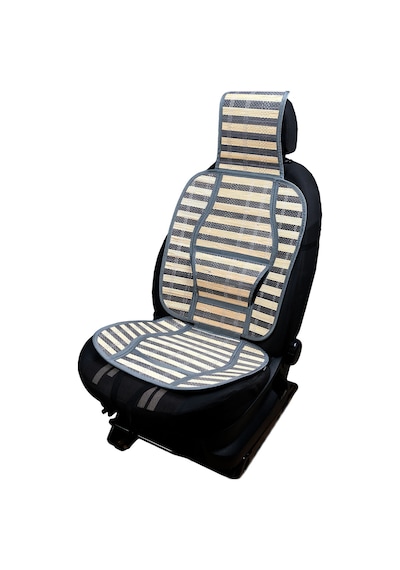 Oto Hasır Bambu Minder Ön Gri İkili Takım Bel Destekli Terletmez Wf-1021-1-gr 2 Adet