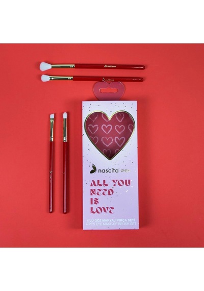 Lexroo Love 4lü Göz Makyajı Fırça Seti