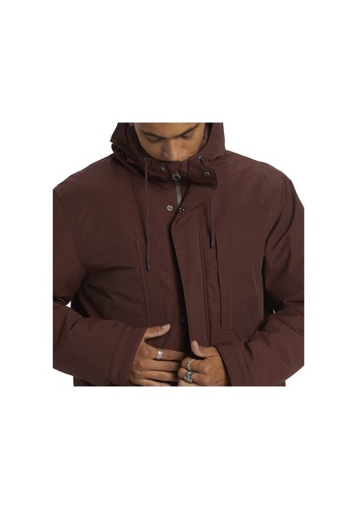 Dc Murrayfield Insulated Erkek Kahverengi Parka Kahverengi Kahverengi
