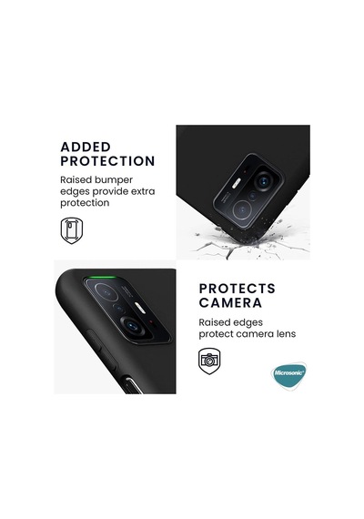 Matte Silicone Xiaomi Mi 11t İçin Kılıf Mavi Mi 11t İle Uyumlu Kılıf - Mavi