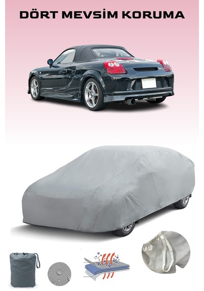 Gri Toyota Mr-s Araba Brandası, Oto Örtüsü, Araba Çadırı Gri