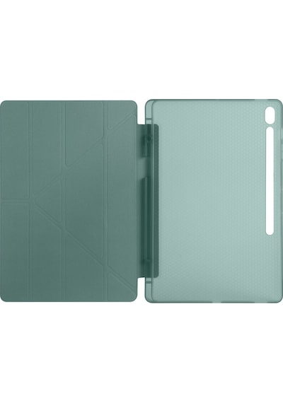 Samsung Galaxy Tab S10 Fe Plus 13.1" Uyumlu Kalem Bölmeli Standlı Tri-folding Tablet Kılıfı Klasik