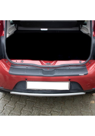 Sandero Stepway Arka Tampon Eşiği Tampon Üstü Plastik Koruma Mat Siyah 2013 2020 Arası