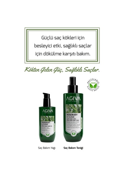 Agiva  Biberiye&Karanfil Saç Bakım Toniği 200 ML