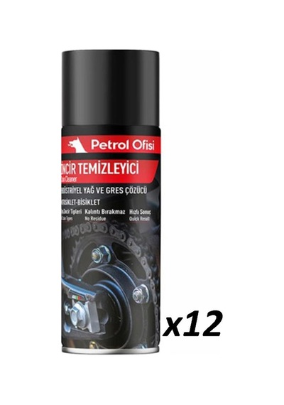 Po Motosiklet Zincir Temizleyici 12 Adet