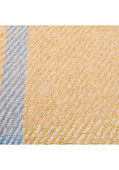 Bucaa Yün Skoç Çift Kişilik Battaniye - Bej - 200x220 Cm Renkli