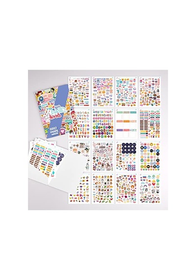 Sweet Sticker Set: 1200 Adet Çıkartma İle Yaratıcı Projeler İçin Abanoz