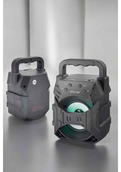 Tnabilir - 23 - Bluetooth Hoparlör Led Işıklı Uzun - Muratech - Pil Ömrü