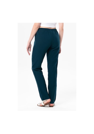 Eliş Şile Bezi Şile Bezi Çift Cepli Unisex Yazlık Pantolon Petrol Ptrl-petrol Petrol