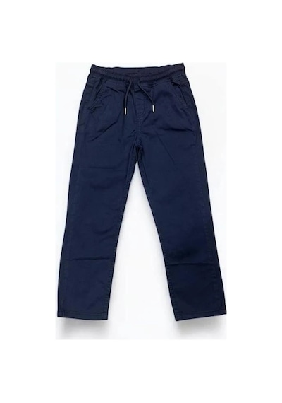 Nanica Kids Erkek Çocuk Yumuşak Dokulu Beli Lastikli Gabardin Pantolon-15125 Lacivert