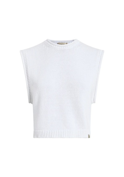 Calvin Klein Lınen Blend Loose Sw Kadın Beyaz Kazak