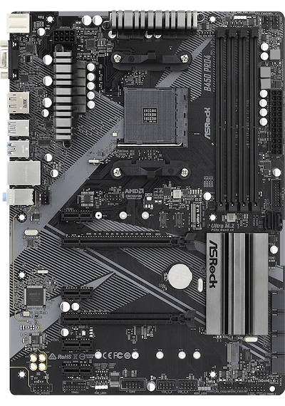 ASRock B450 Pro4 R2.0 AMD 3200+ MHz (OC) DDR4 Soket AM4 ATX Anakart
