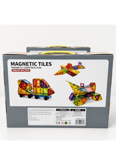 Sh40762 85 Parça Magnet Stan. Seri Renkli Blok