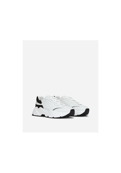 Dolce & Gabbana Calfskin Nappa White Daymaster Sneakers Beyaz