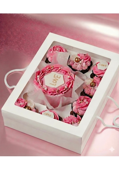 8+1 Bento&cupcake Kutusu 35x26x11