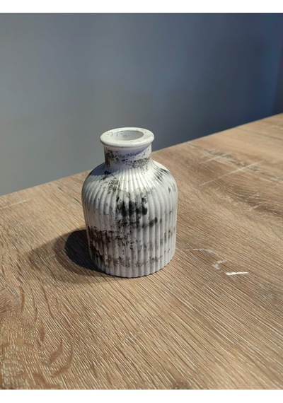 Mermer Desenli Dekoratif Vazo - 1020