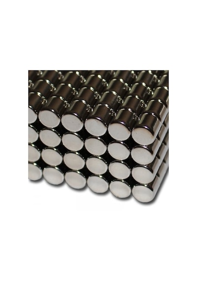5 Adet Çap 8mm X Kalınlık 8mm Yuvarlak Süper Güçlü Neodyum Mıknatıs