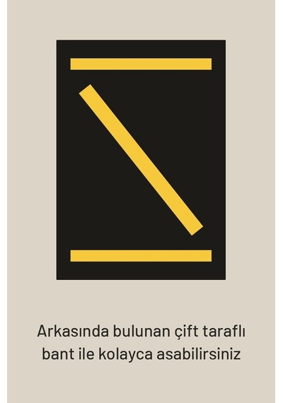 Değiştirilebilir Kendinden Yapışkanlı Sürgülü Kapı İsimliği Çok Renkli