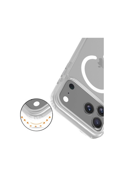 Joko Apple iPhone Uyumlu 17 Pro Max Jota Magsafe Kapak - Şeffaf