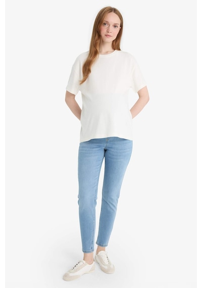 DeFacto Skinny Fit Yüksek Bel Düz Paça Standart Boy Hamile Pantolon Z6884AZ24SPIN89
