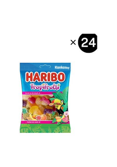 Haribo Tropifrutti 80gr X24
