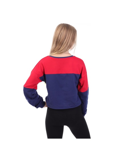 Toontoy Kız Çocuk Varaklı Girl Baskılı Sweatshirt Kırmızı