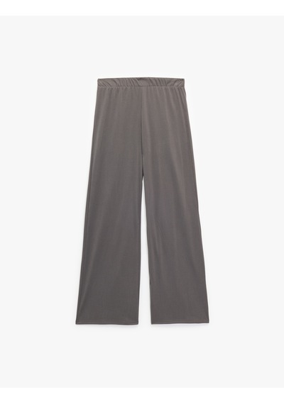 Koton Rahat Kesim Beli Lastikli Modal Pijama Altı Antrasit 6wlk40197mk 939