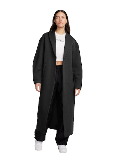 Nike Sportswear Tech Fleece Womens Oversized Duster Jacket Oversize Kadın Uzun Ceket Siyah
