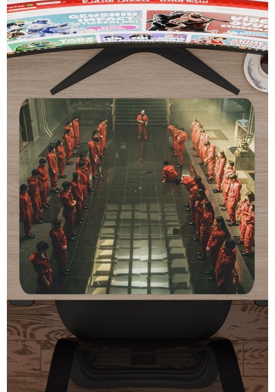La Casa De Papel Kore V4 48x40 Xl Gaming Kauçuk Kaymaz Taban Mouse Pad Fare Altlığı