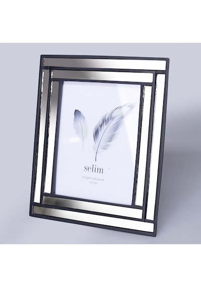Selim 15 x 20 CM Lara Aynalı Çerçeve Siyah