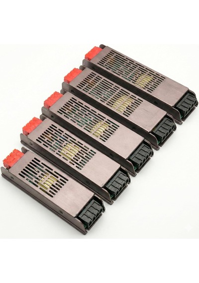 12v Premium Gold Serisi Ultra Slim Sessiz Led Trafosu Cata Metal Kasa, Fansız Tasarım, Klemen