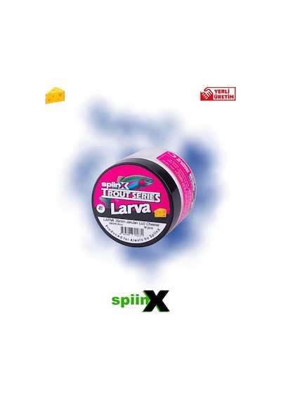 Spıınx Larva Silikon Yem 35mm 14lü Peynir Aromalı Renk: Chesee