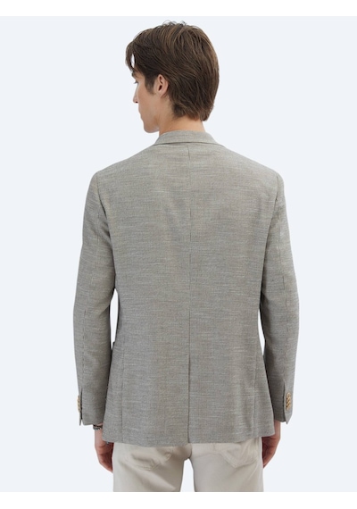 Kip Kahverengi Desenli Modern Fit Ceket Kahverengi Kip Kahverengi Desenli Modern Fit Ceket Kahverengi