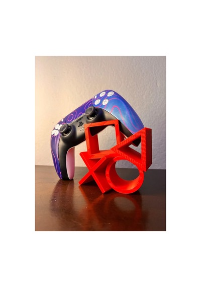Özel Tasarım Ps5 Kol Tutucu Stand, Playstation Sembollü Joystick Standı, Dualsense Standı
