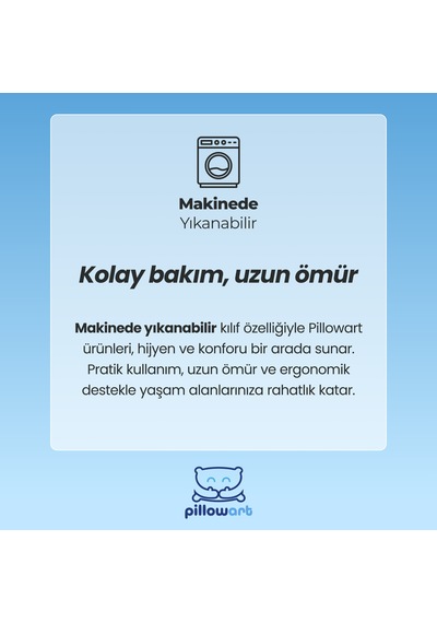 Visko Sırt Minderi Bel Yastığı Ergonomik Bel Desteği Siyah