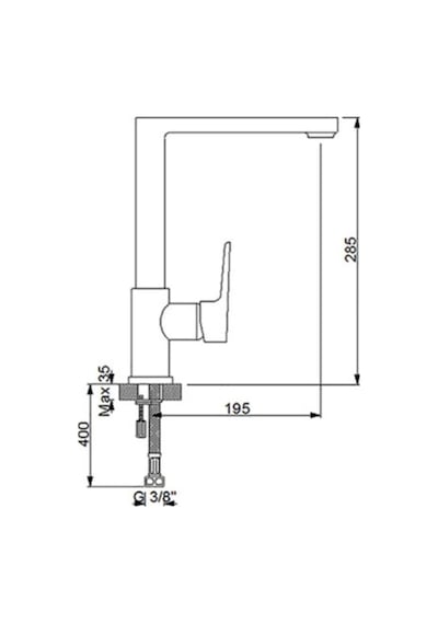 Newarc 921731 Loft Eviye Bataryası Krom