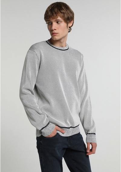 Colin's Colins Relaxed Fit Yuvarlak Yaka Düz Erkek Lacivert Kazak Cl1083354 Q1.v2 Nav