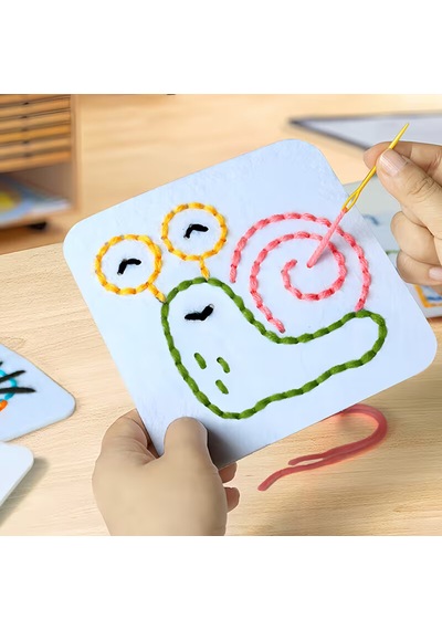 Keçe'den 10 Adet El İşi Dikiş Kiti Desenli Kolay ve Eğlenceli Hobi Eğitici Öğretici FİGÜR 1