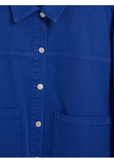 Lcw Vision Mavi Oversize Kadın Jean Gömlek