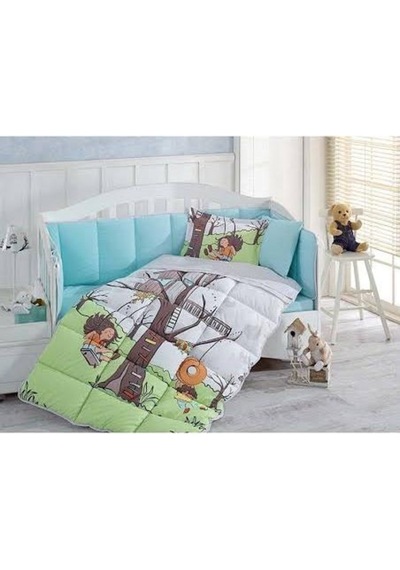Özdilek Bebek Beşik Uyku Seti Best Friends Yeşil (416770728)