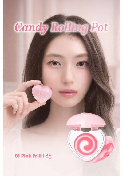 Dasique Candy Rolling Pot 01 Pink Frill